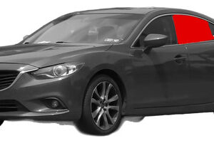 Cristal Puerta Mazda 6 Sedán 2014-2016 Trasera Izquierda