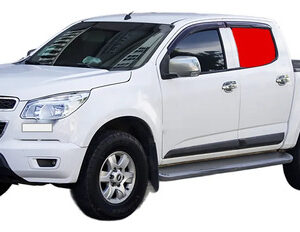 Vidrio Puerta Colorado Doble Cab 2013-2016 Trasera Izquierda