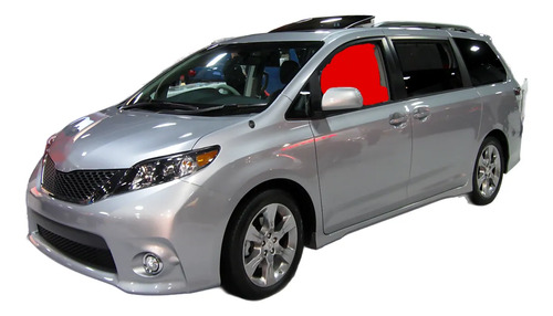 Cristal Puerta Toyota Sienna 2011 Delantera Izquierda