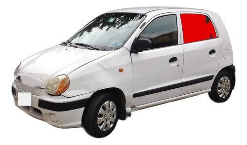 Cristal Puerta Dodge Atos 2001-2010 Trasera Izquierda