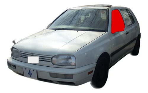 Cristal Puerta Volkswagen Golf 1996-1999 Delantera Izquierda