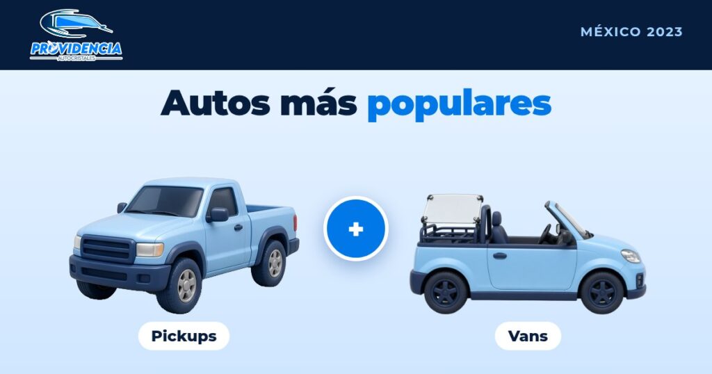 Pickup y van: autos más populares en México 2023